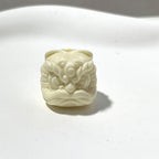 Glossy Dancing Lion Shaped Resin Beads 16mm 50pcs 6