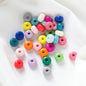 Acrylic Oblate Spacer Beads 4x7mm Baking Painted 100pcs