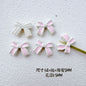 Bow Metal Beads 14mm 16mm Baking Painted Two-Color Alloy 10pcs 8