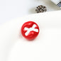 Baking Painted Acrylic Beads 18mm Enamel Candy Letter 50pcs 27