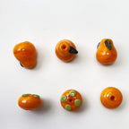 Hand Painted Enamel Glass Beads Juicy Fruit Series 1pc 2