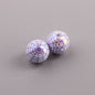 Plating Spider Web Acrylic Beads 15mm Halloween Glossy 50pcs 7