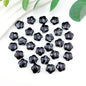 Spray Painted Butterfly Heart Star Acrylic Beads Black and White 100pcs 20