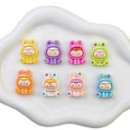 Plating Pop Mart Lilith Resin Beads Glossy Animal Hoodie 10pcs 5