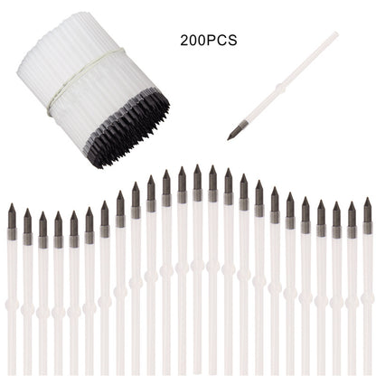 Beadable Pencil Replacement Refill Slim Transparent 0.5mm 200pcs
