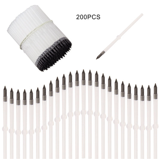 Beadable Pencil Replacement Refill Slim Transparent 0.5mm 200pcs