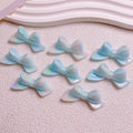 Glow In The Dark Bow Acrylic Beads 20x46mm Double Color Plating 5pcs 6