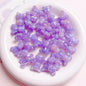 Glow In The Dark Jelly Bear Acrylic Beads 24mm Iridescent Plated 10pcs 8