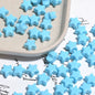 Glow Star Acrylic Beads 11mm Glossy Vibrant Colors 50pcs 8