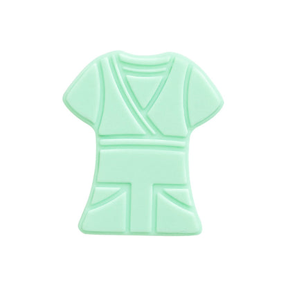 Silicone Focal Beads Kimono Design With Detailed Belt 10pcs 8