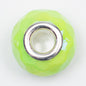 Acrylic Faceted Spacer Beads 15mm UV Plating Large Hole 20pcs 13