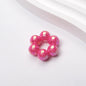 Plating Rhombus Faceted Wreath Acrylic Beads 23mm Glossy Plated 50pcs 6