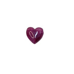 Fluid Ink Color Heart Acrylic Beads 21mm Glossy Marbled Swirls 50pcs 3
