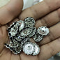 Rhinestone Wavy Spacer Beads 12mm Red Crystal 50pcs 7