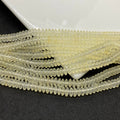 Glass Abacus Spacer Beads 6mm Cracked 148pcs 6