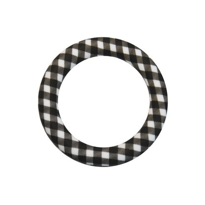 65mm Printed Silicone Rings Floral and Geometric Designs