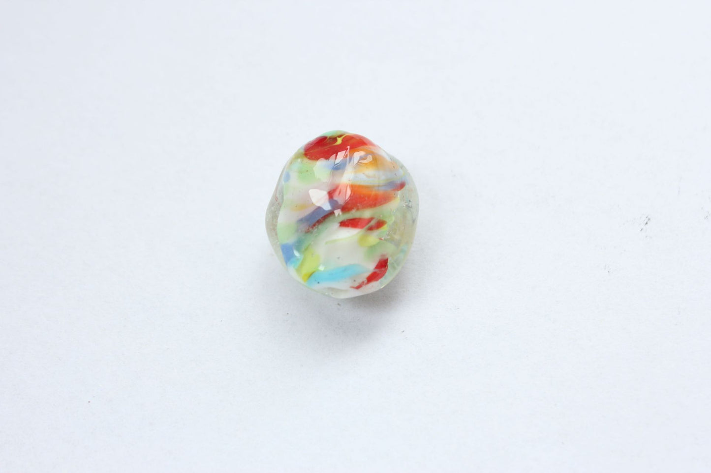 Lampwork Irregular Shaped Glass Beads 22mm Colorful Glossy 50pcs 13