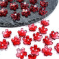 Czech Glass Beads Cherry Blossom 10mm Iridescent Pastel 50pcs 14