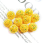 Glitter Bubblegum Beads 16mm Colorful Iridescent Sparkle 1pc 13