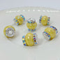 Lantern Rhinestone Beads 14mm Acrylic Plating Bright Color 20pcs 13