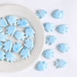 Polka Dotted Fish Ceramic Beads 21mm Colorful Glazed 5pcs 10