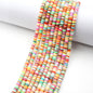 Flat Disc Clay Beads 6mm Colorful Matte Polymer 10strands 27