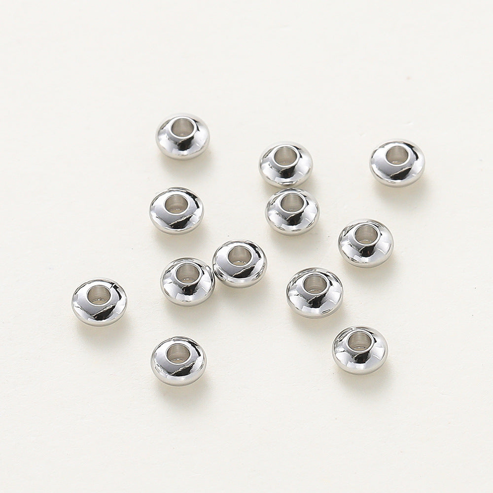 Tiny Donut Spacer CCB Plastic Acrylic Beads 4mm KC Gold 1000pcs 2