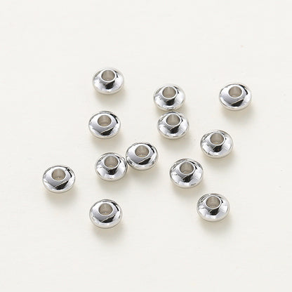 Tiny Donut Spacer CCB Plastic Acrylic Beads 4mm KC Gold 1000pcs 2