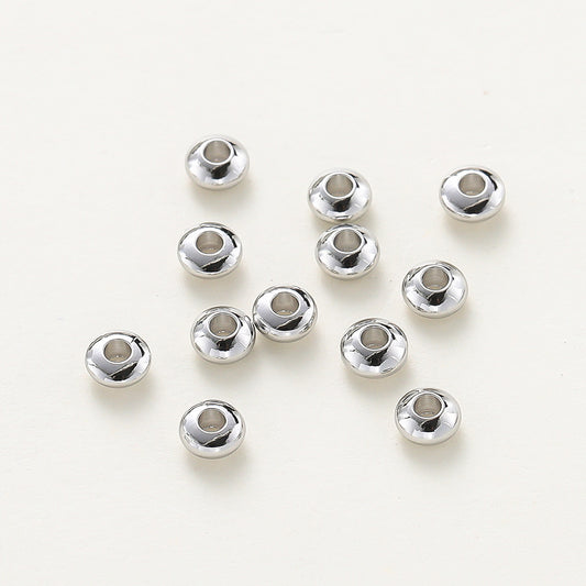 Tiny Donut Spacer CCB Plastic Acrylic Beads 4mm KC Gold 1000pcs 2