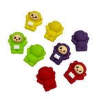 Silicone 3D Focal Beads Cartoon Baby Antenna Smiling Face Raised Antennae 20pcs 3