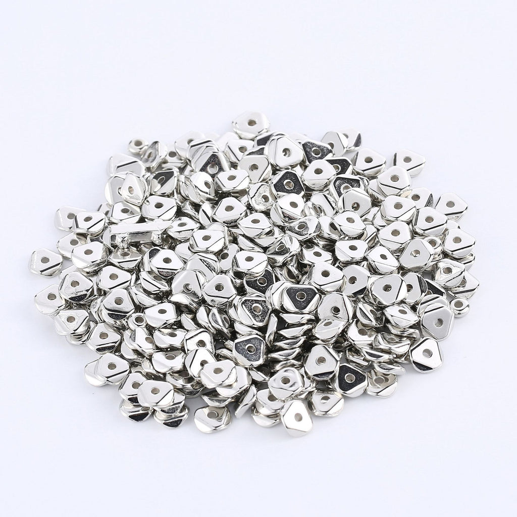 Faceted Triangular CCB Plastic Acrylic Beads 6mm Gold 500pcs 2