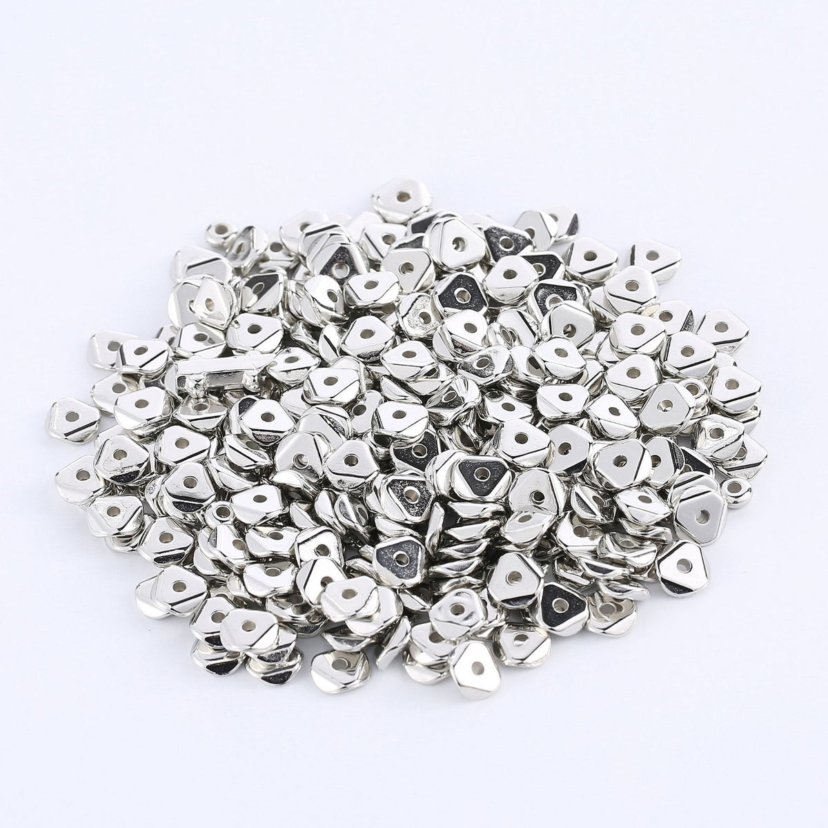 Faceted Triangular CCB Plastic Acrylic Beads 6mm Gold 500pcs 2
