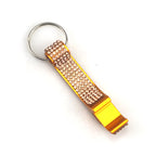 Rhinestone Bottle Opener Keychain Aluminum Alloy Multi Functional 5