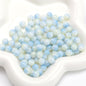 Crackle Round Glass Beads 8mm Multicolor Mixed 30pcs 28