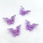 Transparent Butterfly Acrylic Beads 22x33mm Vertical Hole 1pc 7