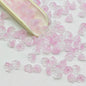 Campanula Flower Glass Beads 7x12mm Frosted Glossy Pastel 50pcs 32