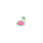 Silicone Focal Beads Flamingo Sleeping Pose Pastel Colors 10pcs 9