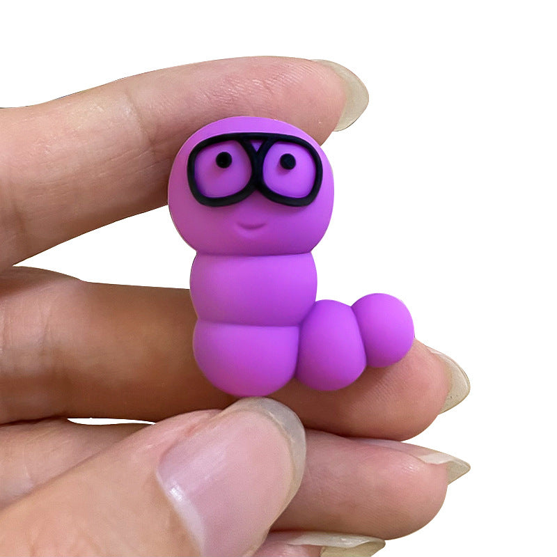 Silicone 3D Focal Beads Caterpillar Segmented Body Glasses 20pcs 5