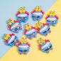 Glossy Spongebob Character Resin Beads 20pcs Colorful Series 4