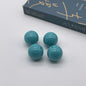 Opaque Bubblegum Beads 20mm Solid Color Glossy Mixed 113pcs 14
