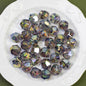 Faceted Iridescent Resin Beads 16mm Mixed Colors 10pcs 7