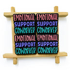 Silicone Focal Beads Emotions Bold Hand Lettered Text 20pcs 4