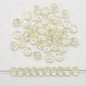 Glass Faceted Spacer Beads 8mm Plating Metallic Color 60pcs 27