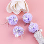 Flower Cluster Round Clay Beads 22mm Tassel Rose Gem 5pcs 16