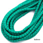 Cylindrical Clay Beads 6mm Colorful Polymer 62pcs 28