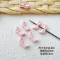 Baking Painted Cheese Animal Metal Beads Whimsical Pastel Colors 20pcs 7