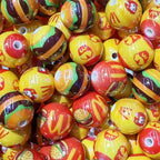 Painted Round Acrylic Beads 16mm McDonald Hamburger Design 100pcs 3