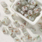 Lampwork Glass Beads Rose 12mm Gradient Color Handmade 10pcs 6
