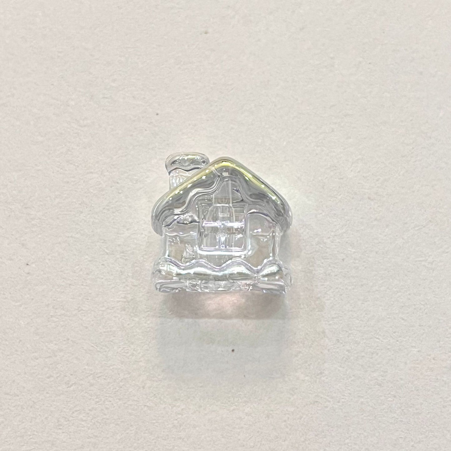 Transparent Snow House Acrylic Beads 20mm Assorted Colors 10pcs 8