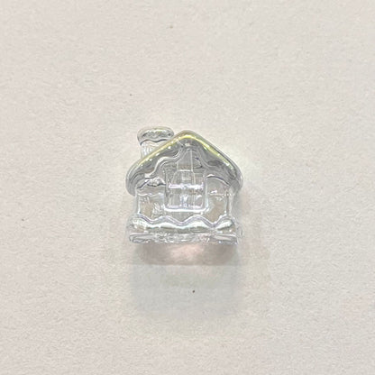 Transparent Snow House Acrylic Beads 20mm Assorted Colors 10pcs 8